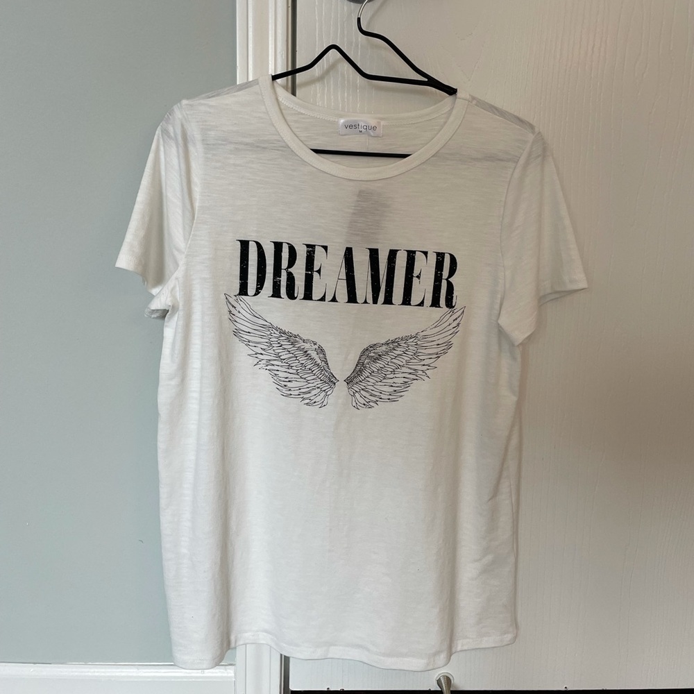 White Dreamer graphic tee